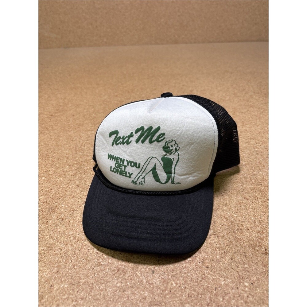 Lonely Ghost Snapback Trucker Cap One Size Adjustable Mesh Back Rope